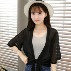 Chiffon Shirt Shawl All-match Sunscreen Air Conditioner