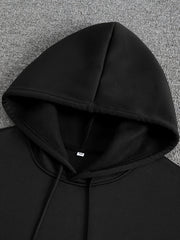 Men's Casual Fleece-lined Hoodie