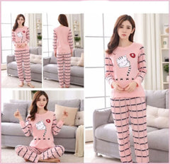 Kawaii Cartoon Ladies Womens Pyjamas