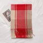 Artificial Cashmere Scarf Thickened Warm Tassel Shawl