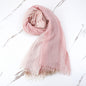 Autumn And Winter Leisure Style Simple Pure Cotton Scarf