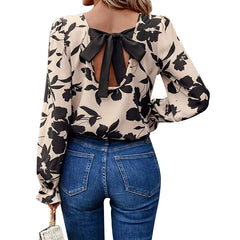 Women's Backless Slingback Shirt Top