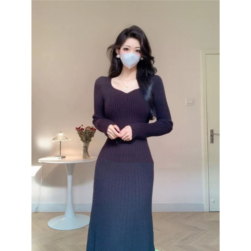 New Slim Fit Slimming Sheath Long Dress