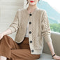 Spring And Autumn New Loose Soft Glutinous Knitted Cardigan Jacket