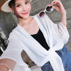 Chiffon Shirt Shawl All-match Sunscreen Air Conditioner